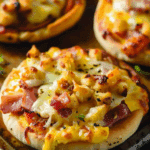 English Muffin Breakfast Pizzas
