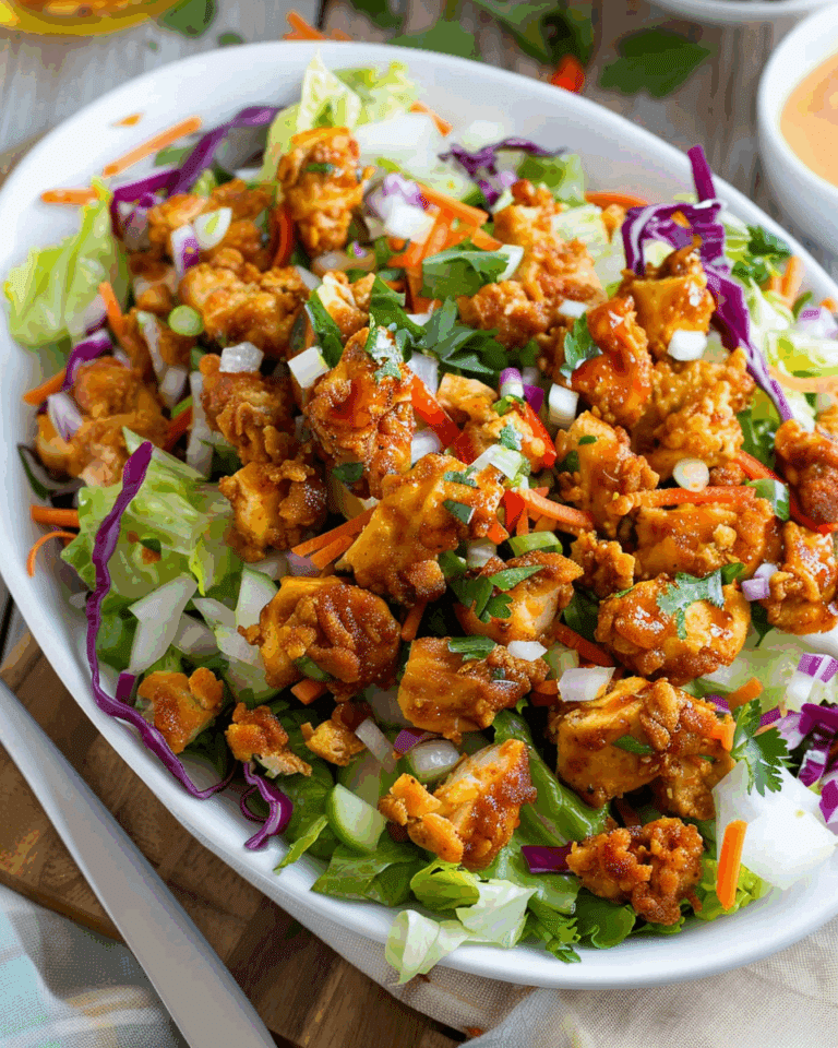 Honey Hot Chicken Salad