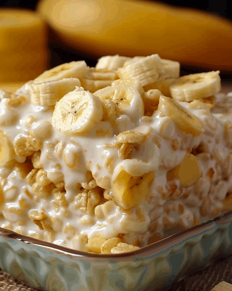 Banana Pudding Rice Krispies
