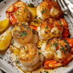 Garlic Butter Lobster & Scallops