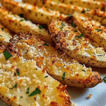Baked Garlic Parmesan Potato Wedges