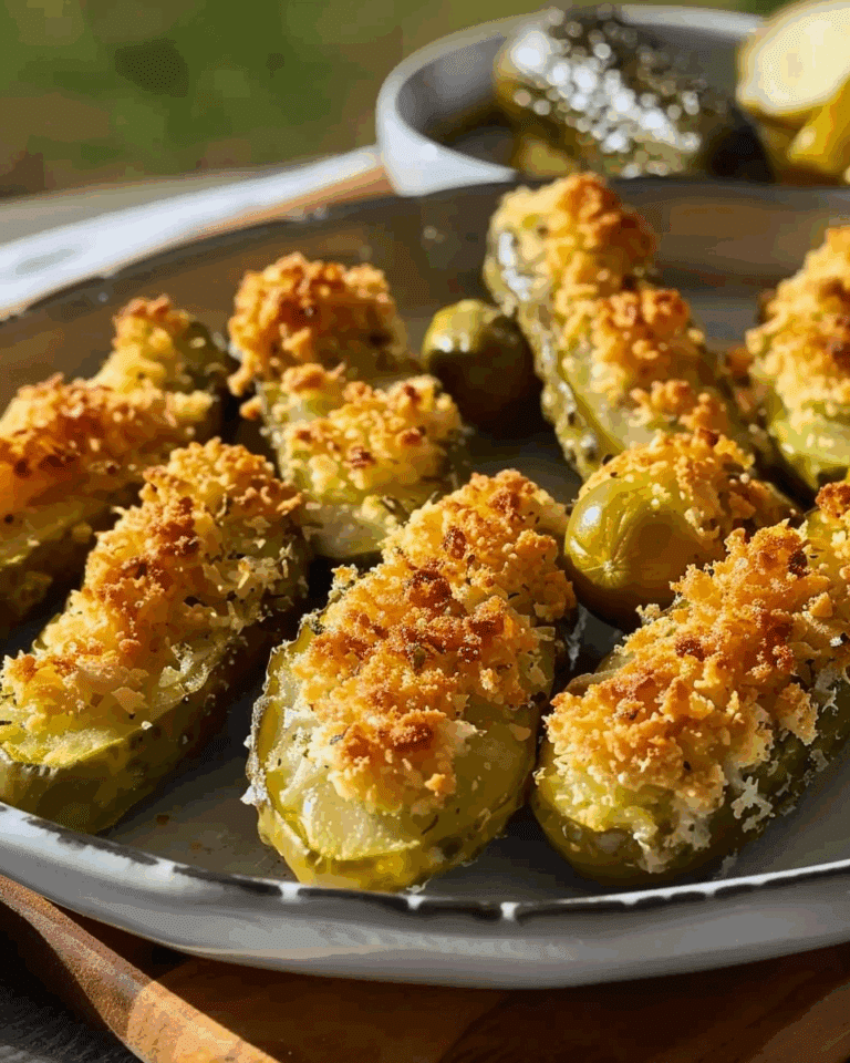 Air Fryer Stuffed Pickles – A Must-Try Snack!