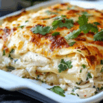 Sour Cream Chicken Enchilada Casserole