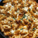Cajun Cream Cheese Chicken Pasta Bake