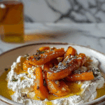 Roasted Carrots with Whipped Ricotta and Hot Honey
