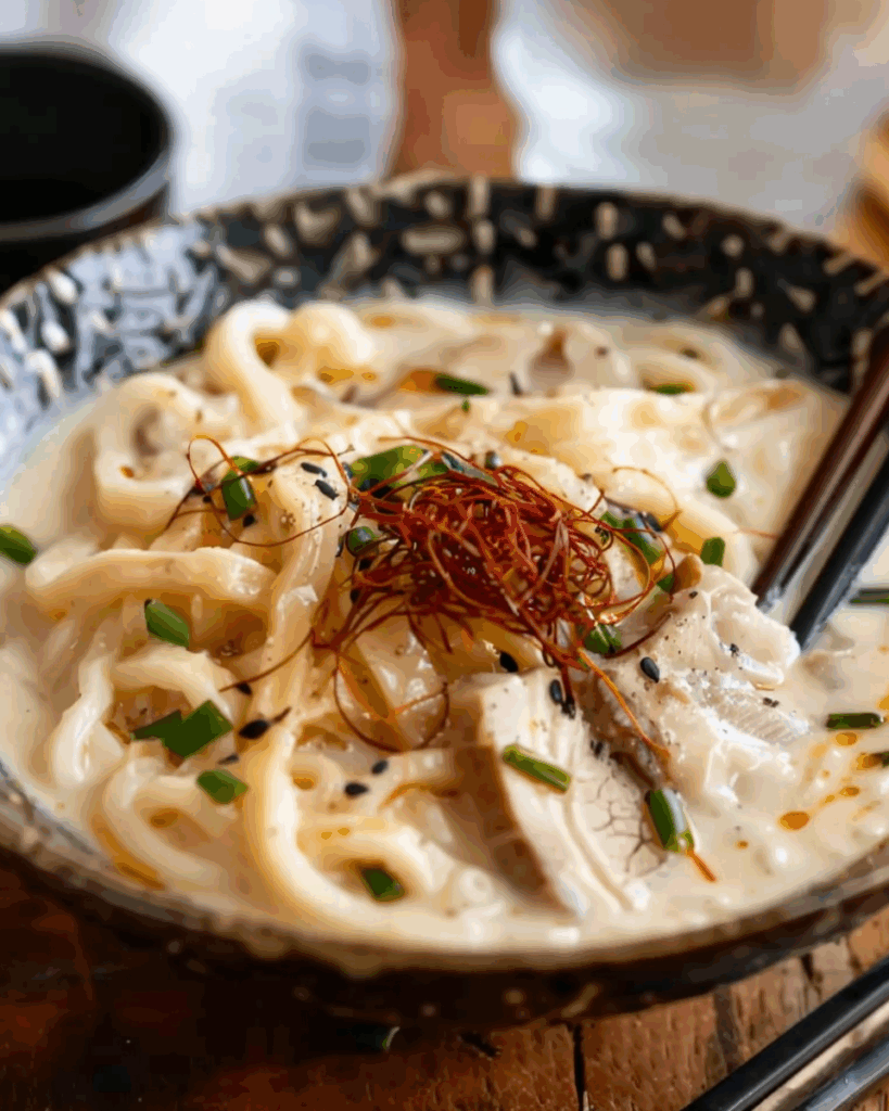 Creamy Miso Udon Soup