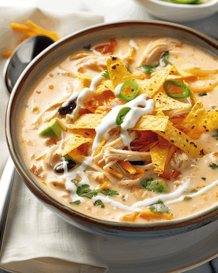 Creamy Chicken Tortilla Soup