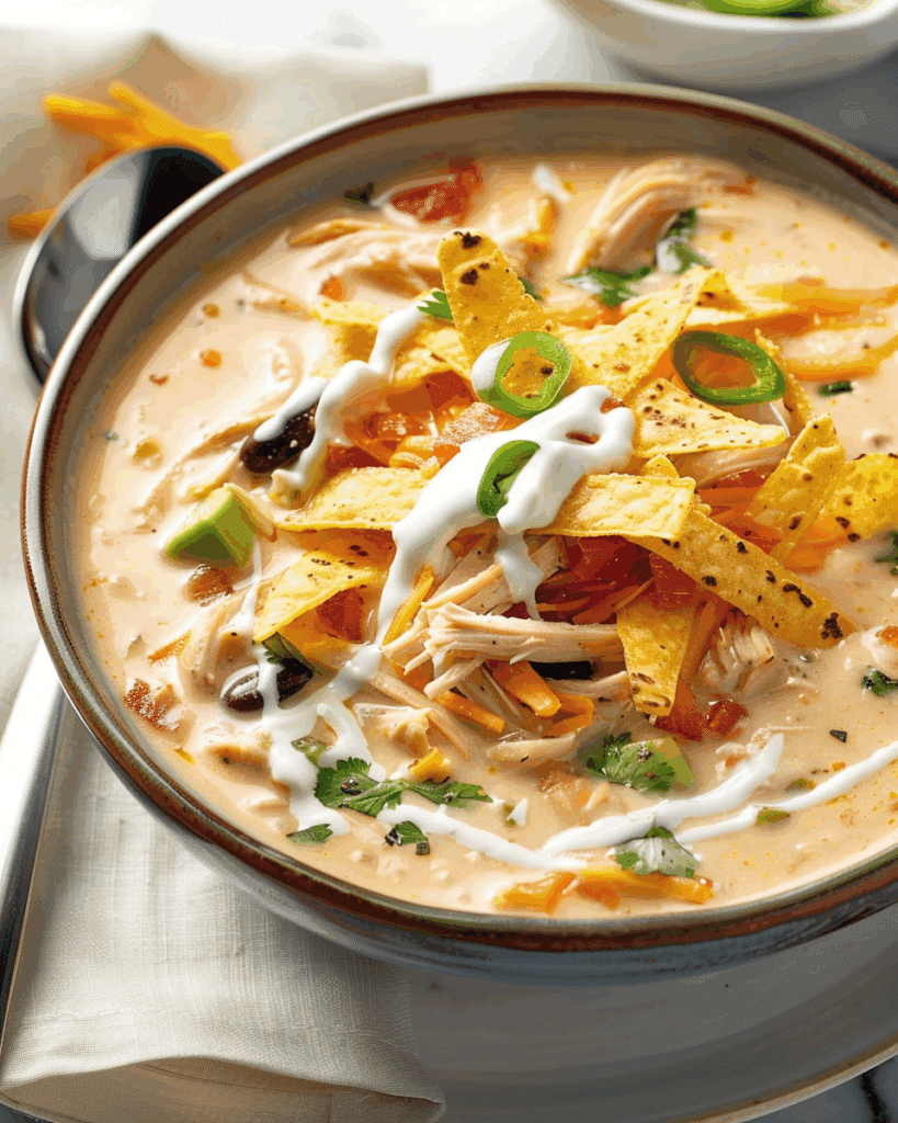 Creamy Chicken Tortilla Soup