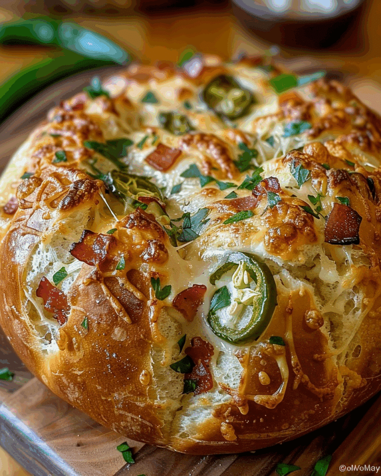Sourdough Jalapeño Popper Bread Bowl