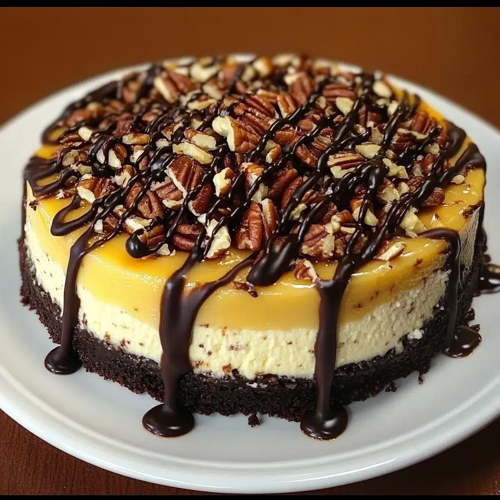 Oreo Ultimate Turtle Cheesecake Recipe 3 Oreo Ultimate Turtle Cheesecake Recipe - Recipe Image