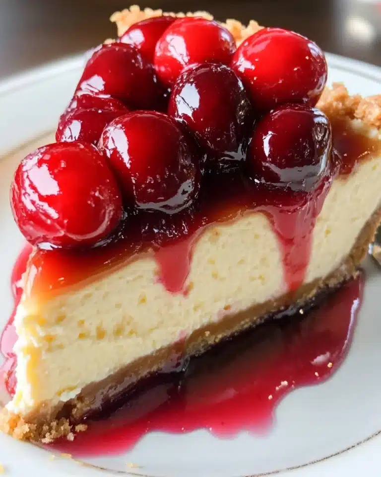 Creamy Baked Cheesecake Recipe