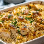 No Peek Chicken Rice Casserole