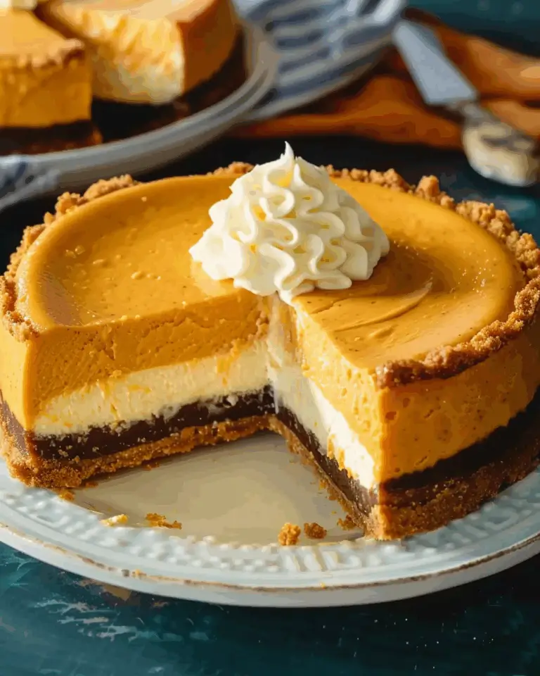Double-Layer Pumpkin Cheesecake