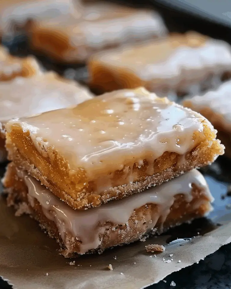 Homemade Maple Donut Bars