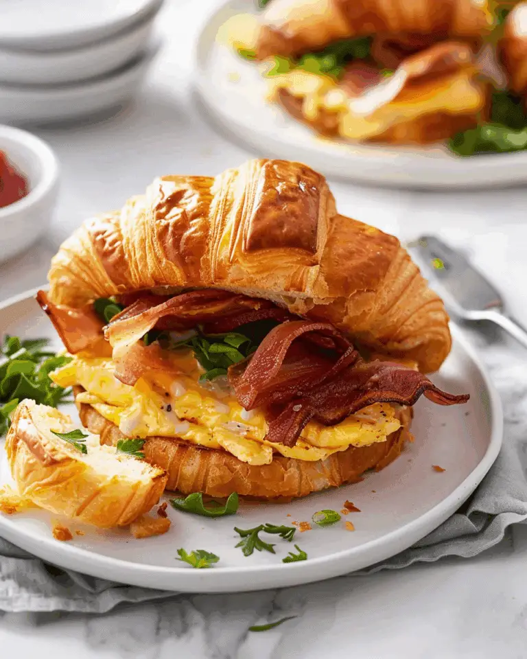 Croissant Breakfast Sandwiches