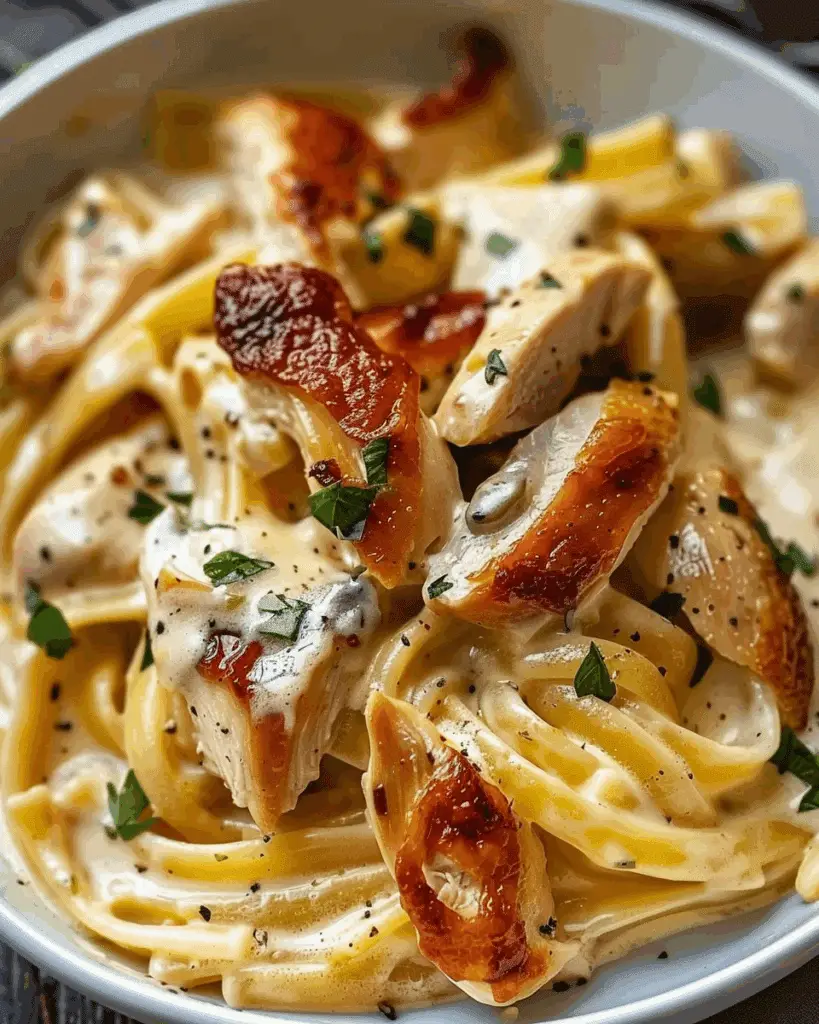 Indulgent Chicken Pasta with Rich Cream Sauce