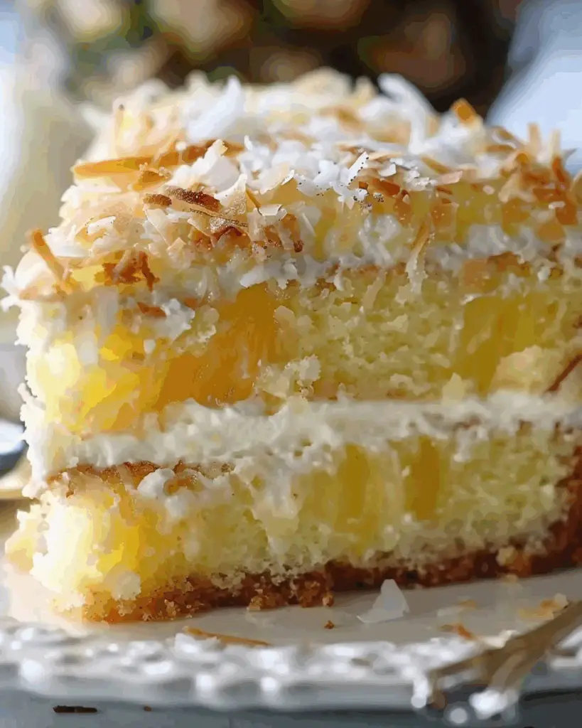 Pineapple Coconut Dream Cake