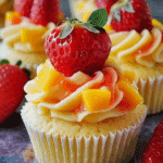 Strawberry Mango Cupcakes