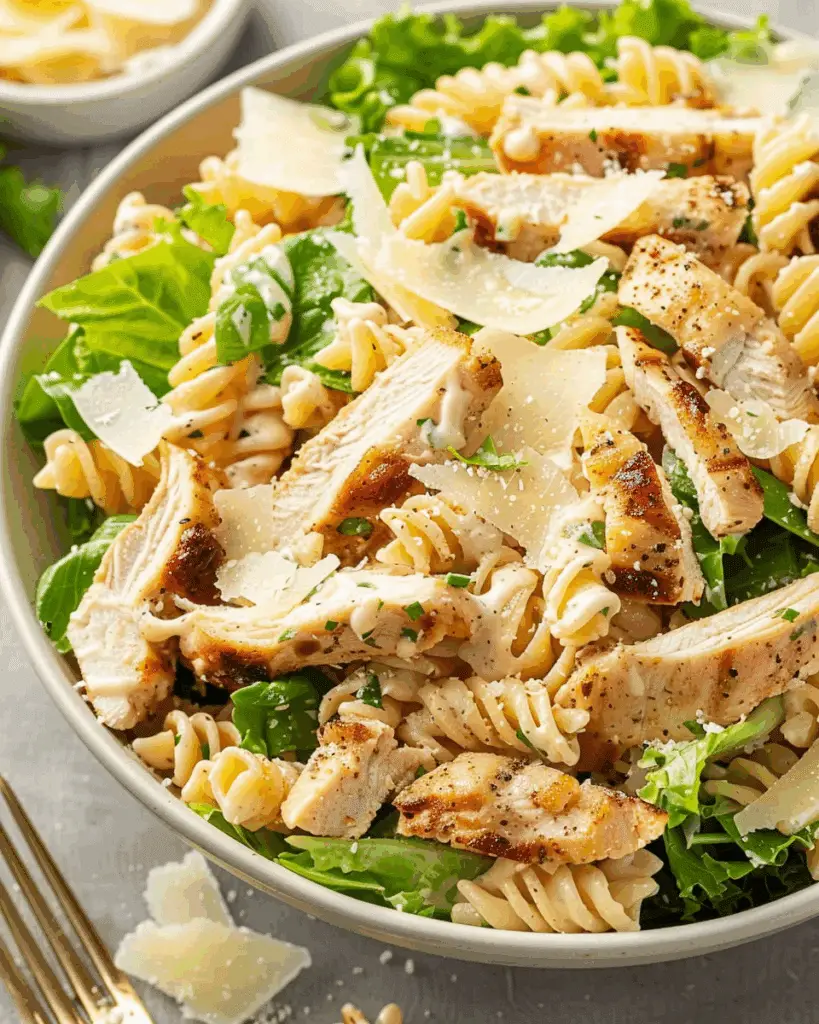Chicken Caesar Pasta Salad