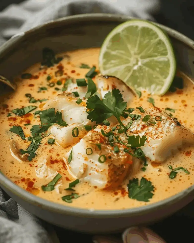 Coconut Lime Fish Soup