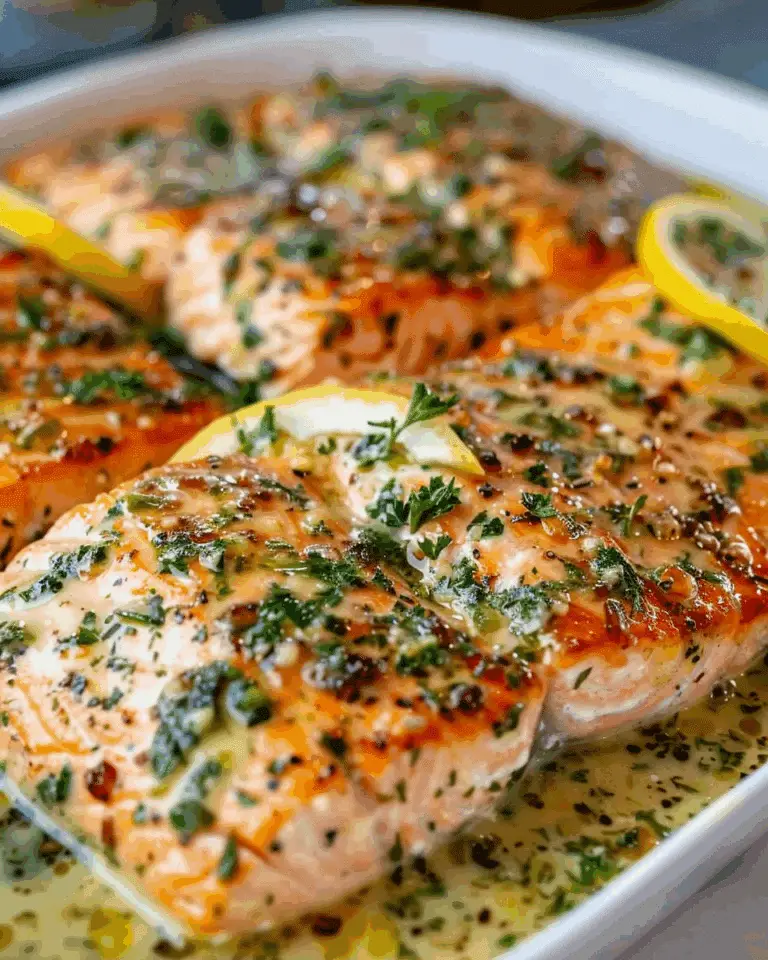 Garlic Butter Baked Salmon