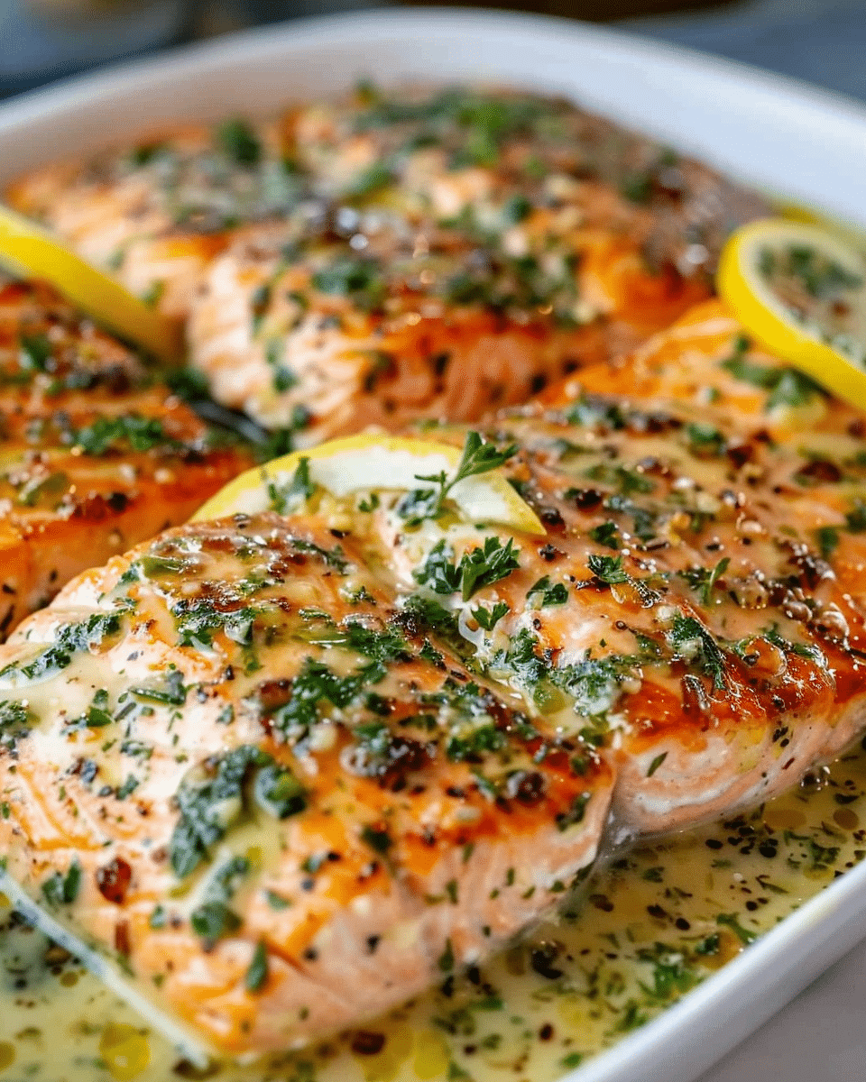 Garlic Butter Baked Salmon