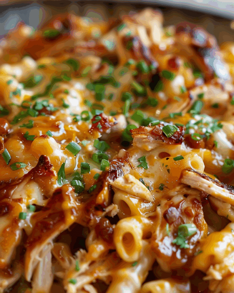 BBQ Chicken Mac and Cheese
