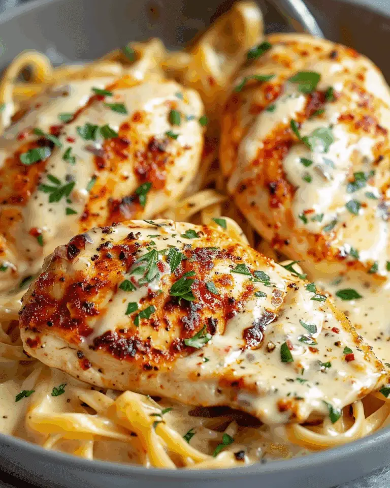 Chicken Fillet in Spicy, Creamy Garlic‑Parmesan Sauce