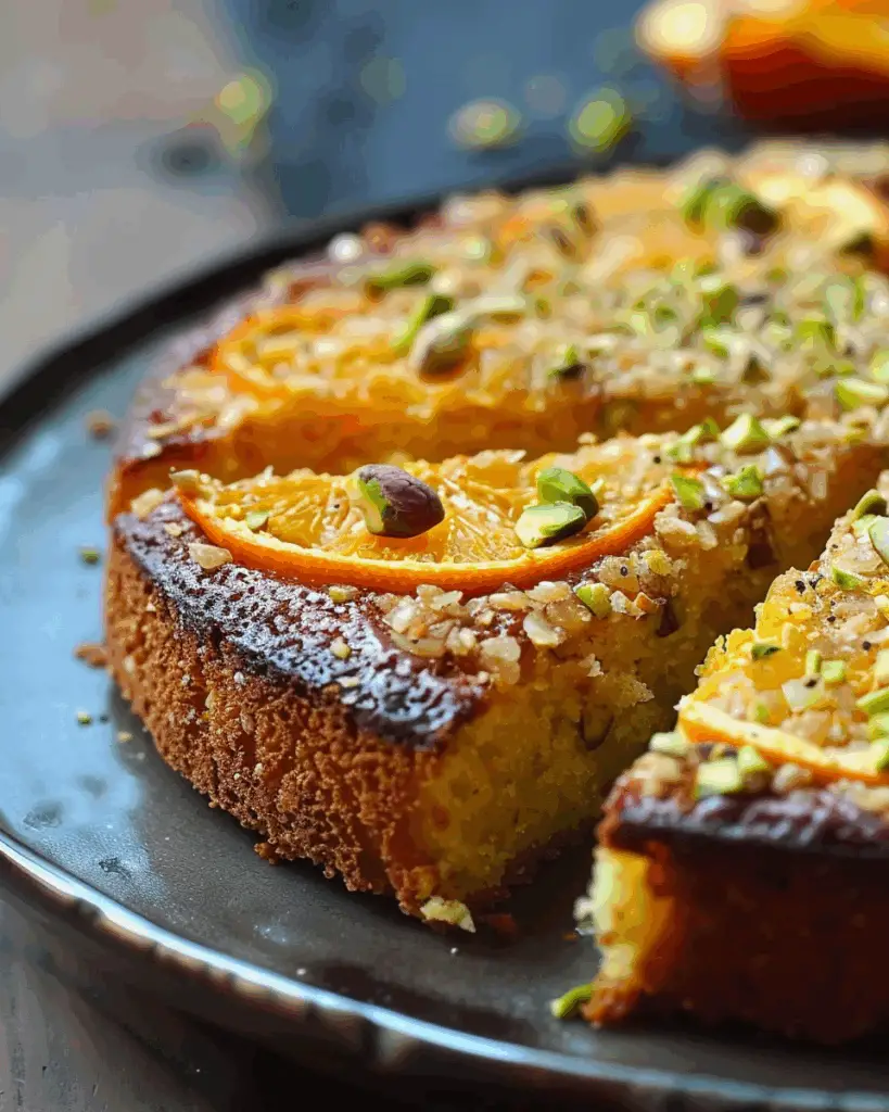 Flourless Orange, Pistachio, and Almond Cake