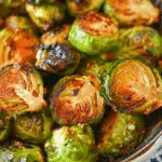 Garlic Roasted Brussels Sprouts