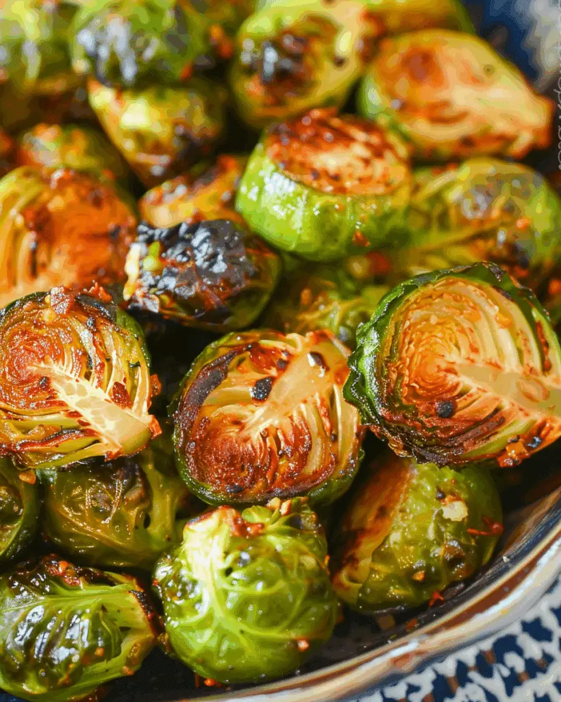 Garlic Roasted Brussels Sprouts