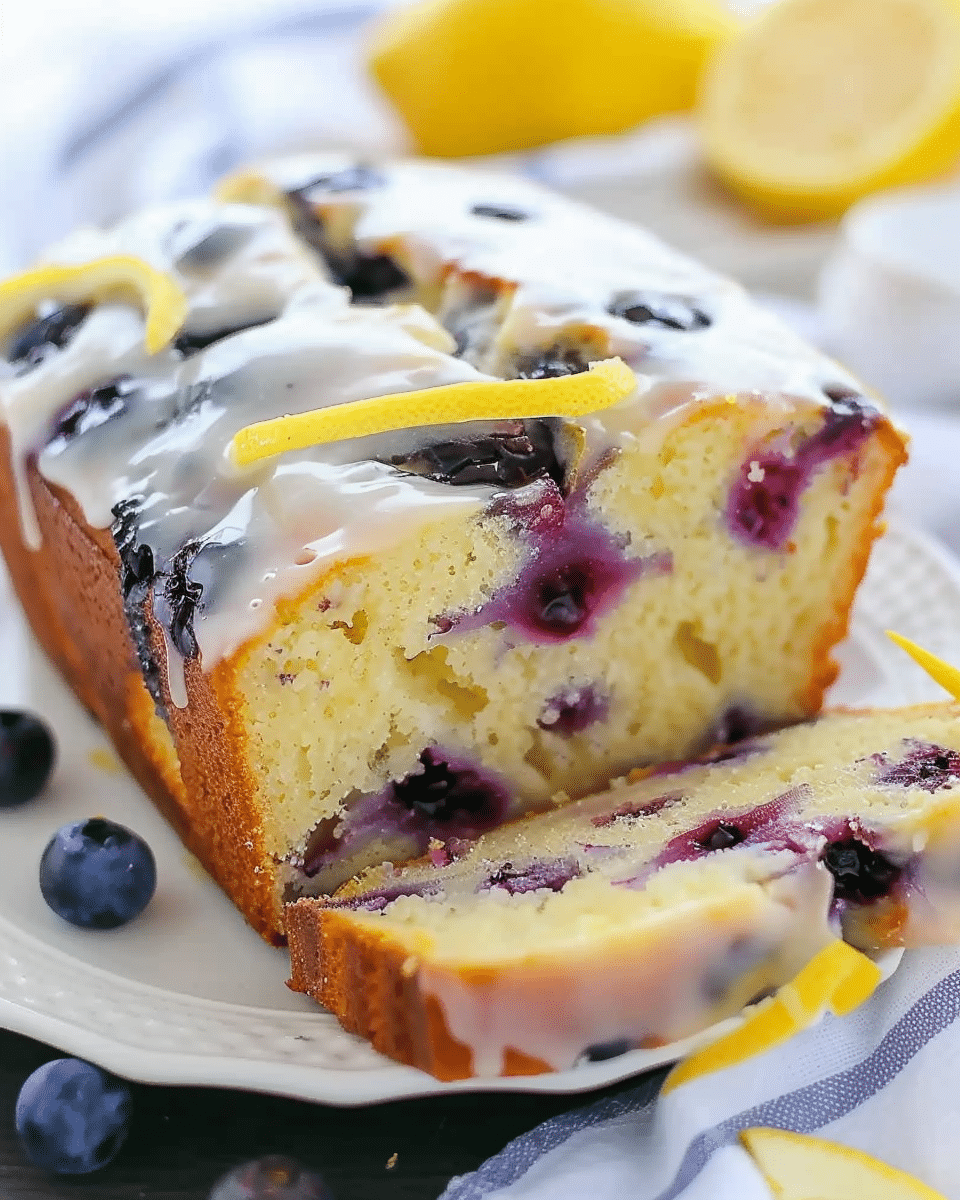 Lemon Blueberry Bread All Cooked Up