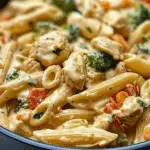Crazy Creamy Chicken Veggie Penne Pasta – Ultra Comfort in Every Bite