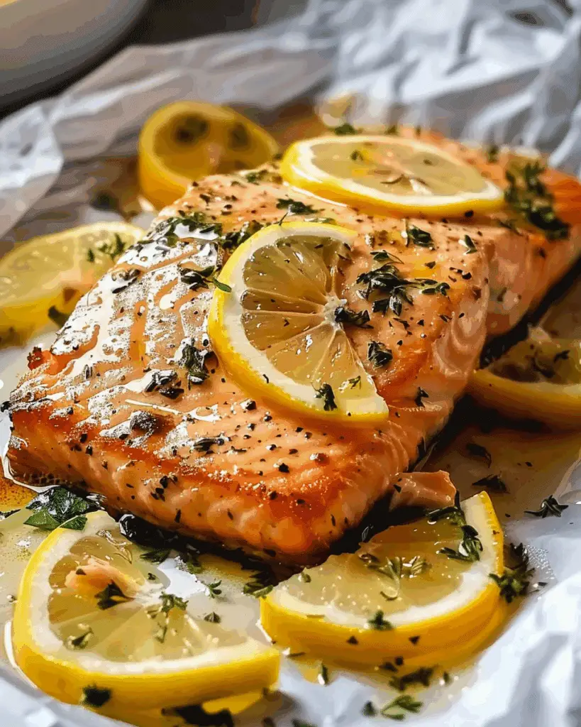 Garlic Butter Lemon Salmon
