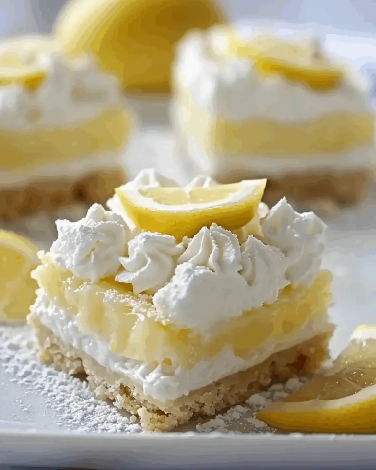 Lazy Day Lemon Cream Pie Bars