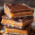 Peanut Butter Caramel Slices
