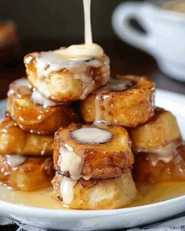 Cinnamon Roll French Toast Bites