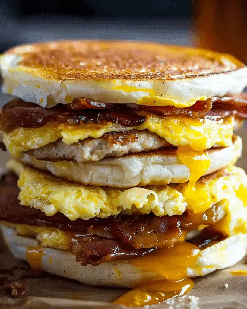 Easy Homemade McGriddle Breakfast Sandwiches