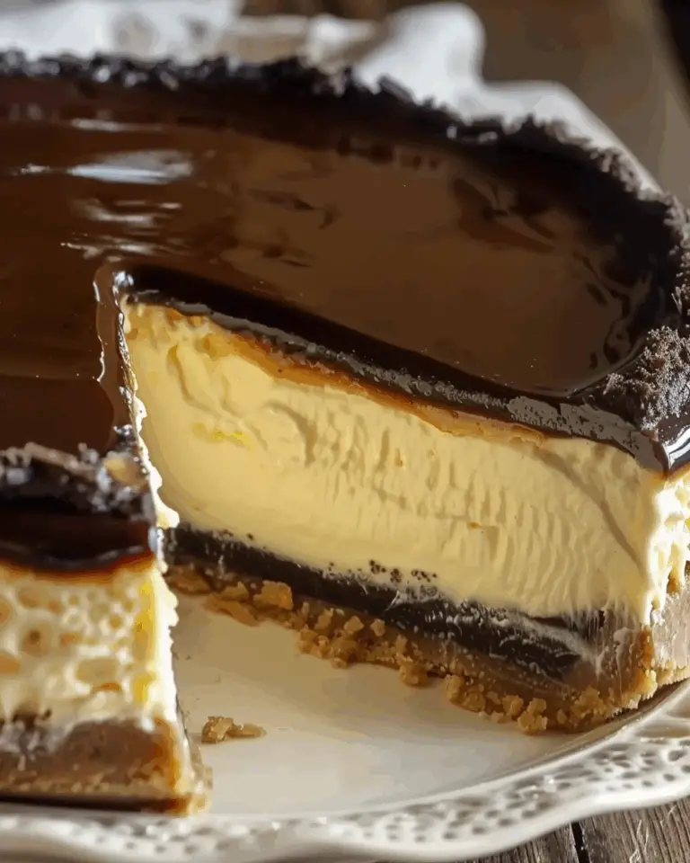 Boston Cream Pie Cheesecake