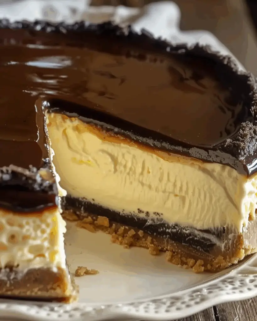 Boston Cream Pie Cheesecake