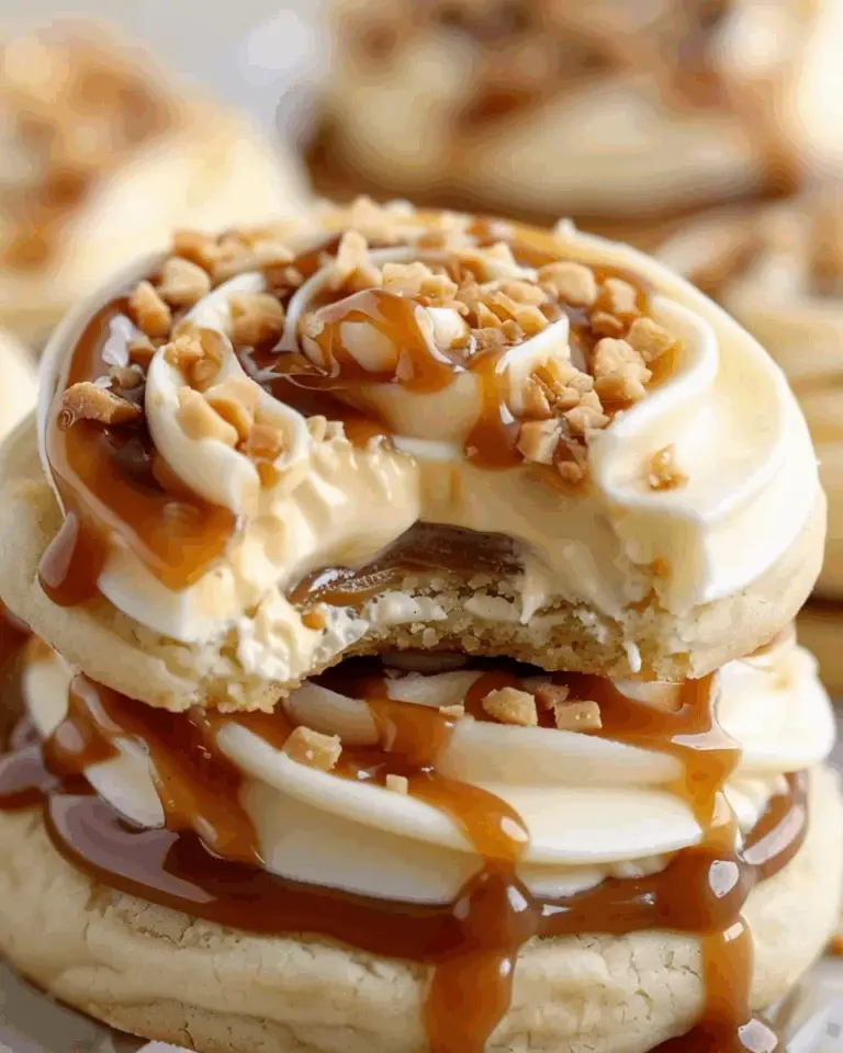 Caramel Cheesecake Cookies
