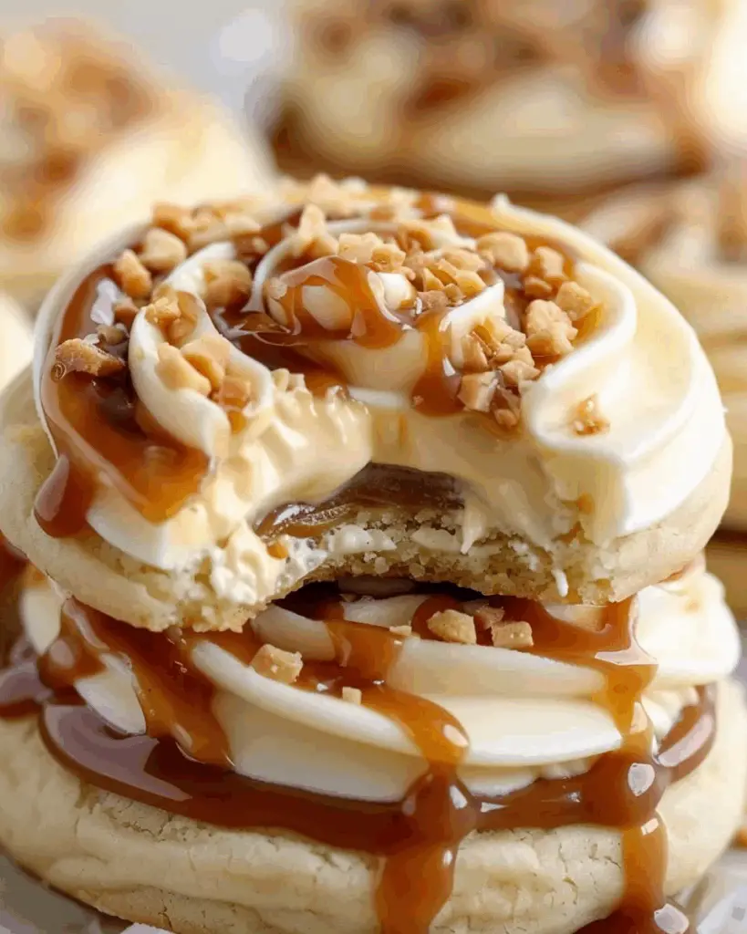 Caramel Cheesecake Cookies