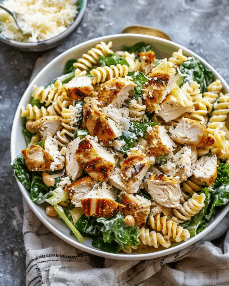 Chicken Caesar Pasta Salad
