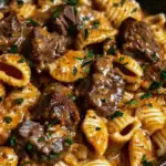 Creamy Paprika Steak Shells