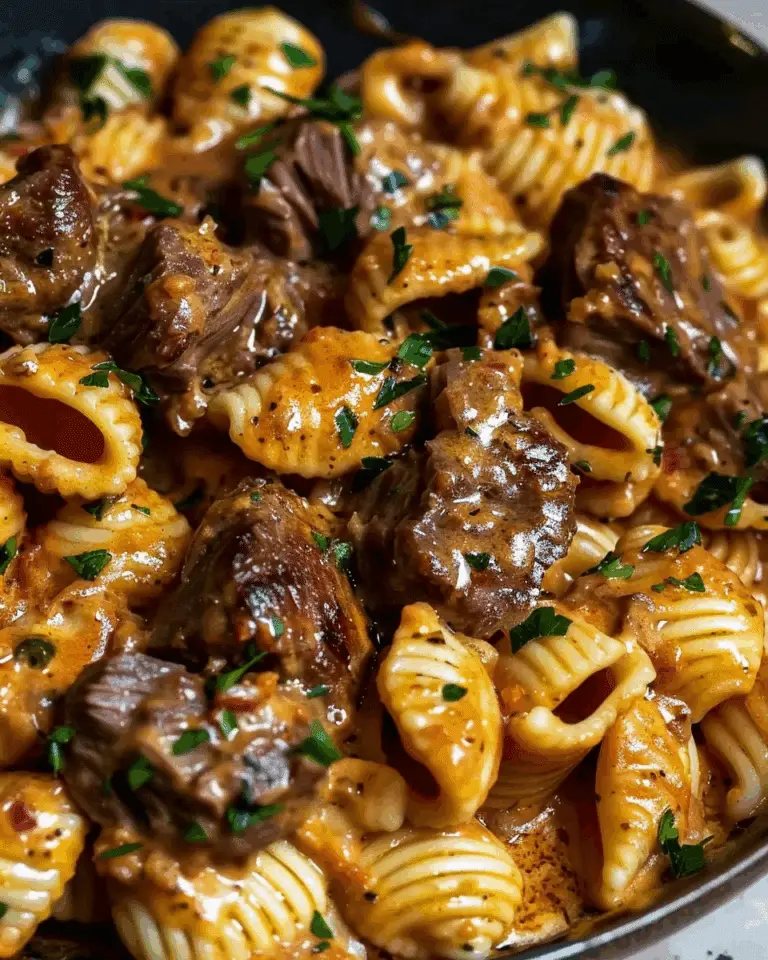 Creamy Paprika Steak Shells