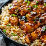 Honey BBQ Chicken Rice