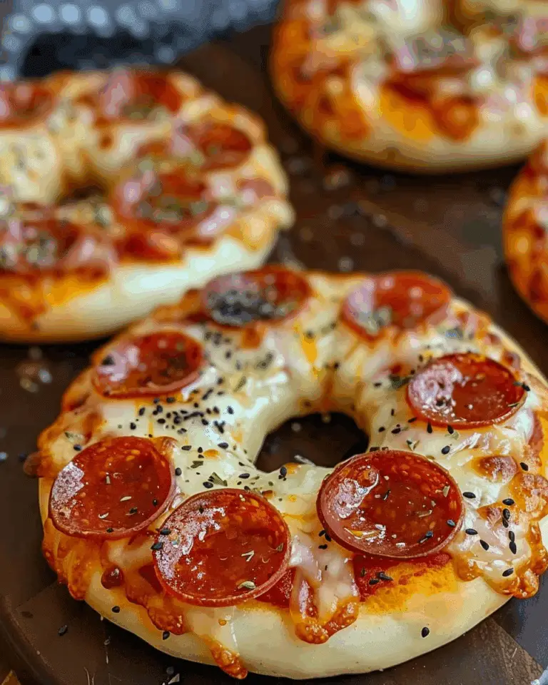 Homemade Air Fryer Pizza Bagels