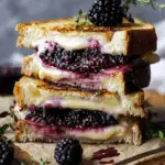 Blackberry Balsamic and Brie Grilled Cheese