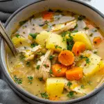Comforting Chicken Soup with Potatoes