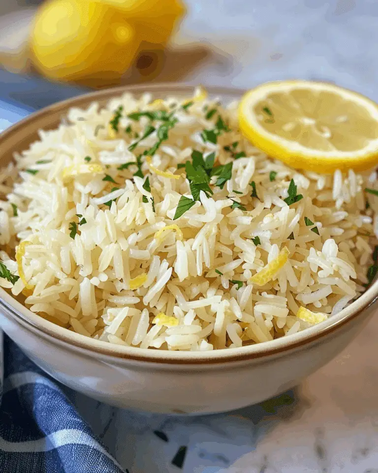 Greek Lemon Rice Recipe (35-Minutes)
